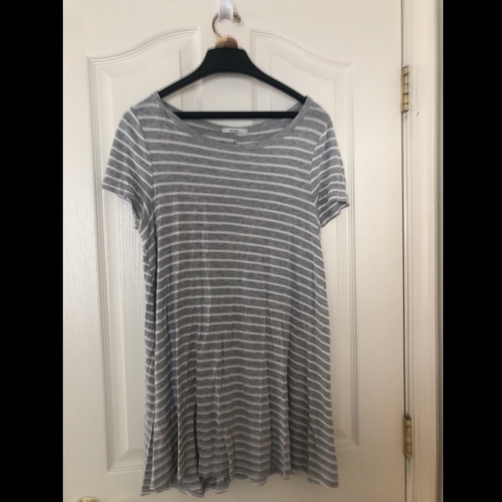Striped T-shirt dress